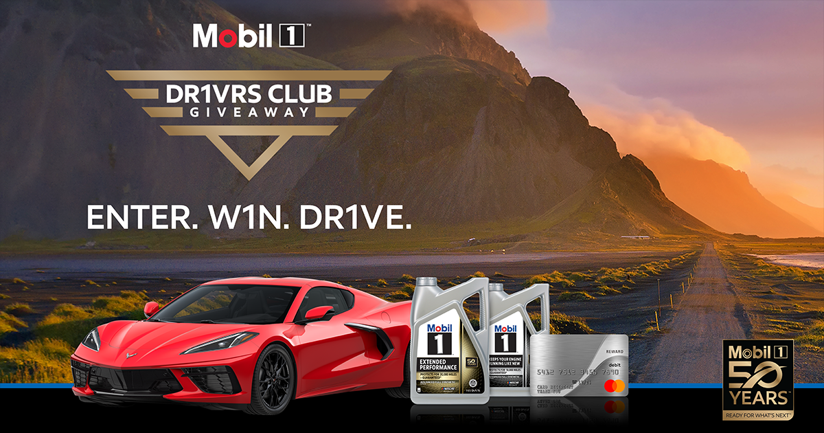 You could WIN a Corvette Stingray and more